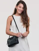 O My Bag Handtasche Emily Stromboli Leather Strap black