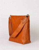 O My Bag Damen Handtasche Sofia Cognac Stromboli - Cognac Webbing Strap