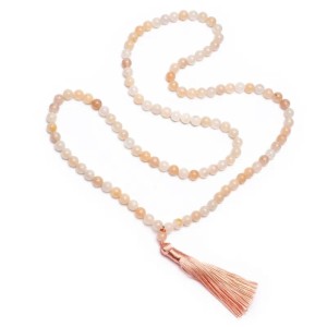 Phoenix Import Mala 12534 Kette rosa Aventurin mit Quaste...