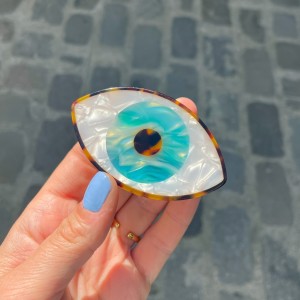 Coucou Suzette Haarklammer Auge blau