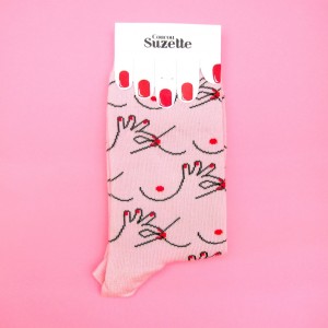 Coucou Suzette Unisex Socken Nipples