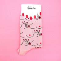Coucou Suzette Unisex Socken Nipples