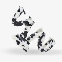 SASSTIE Haarklammer Grand Wave Black Marble
