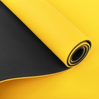 Yogamatte Lotus Pro Mat 6mm gelb/anthrazit