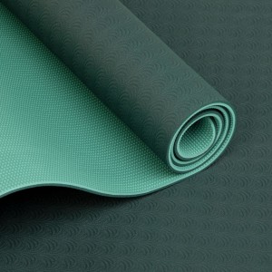 Yogamatte Lotus Pro Mat 6mm dunkelgrün/grün