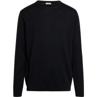 Klitmoller Collective Herren Pullover Merino Mens Basic knit KC1192 black