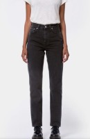 Nudie Jeans Damen Breezy Britt Black Worn