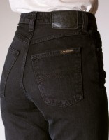Nudie Jeans Damen Breezy Britt Black Worn