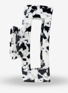 SASSTIE Haarklammer Big Crush Black Marble
