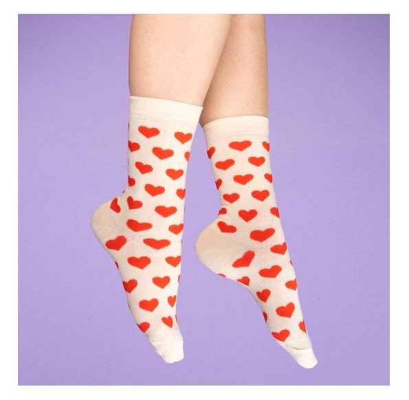 Coucou Suzette Unisex Socken Herzen