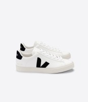 Veja Damen Schuhe CAMPO CHROMEFREE LEATHER WHITE BLACK