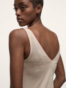Lanius Damen Kleid /UNTERKLEID AUS TENCEL™ oat milk