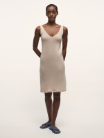 Lanius Damen Kleid /UNTERKLEID AUS TENCEL™ oat milk