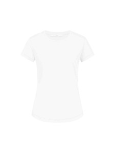 Lanius Damen T-Shirt Basic white