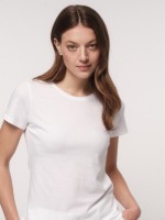Lanius Damen T-Shirt Basic white