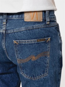Nudie Jeans Herren Hose Gritty Jackson 90s Stone