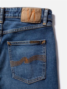 Nudie Jeans Damen Mellow Mae blue mud