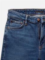 Nudie Jeans Damen Mellow Mae blue mud