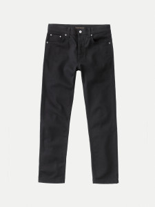 Nudie Jeans Herren Hose Steady Eddie II Dry Everblack