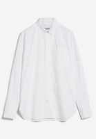 Armedangels Herren Hemd Paitaa Premium white