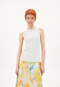 Armedangels Damen Top Kanitaa white