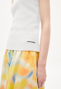 Armedangels Damen Top Kanitaa white