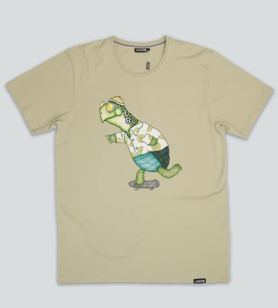 Lakor Herren T-Shirt Turbo Turtle Tea