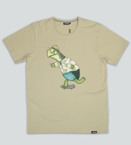 Lakor Herren T-Shirt Turbo Turtle Tea