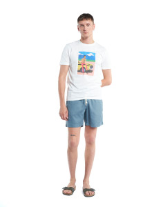 Olow Unisex T-Shirt Summer Time off white