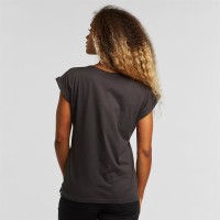 Dedicated Damen T-Shirt Visby Lazer Cats charcoal