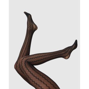 Swedish Stockings Damen Strumfhose Lea Wave, 30den