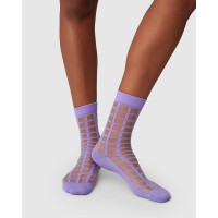 Swedish Stockings Damen Socken Alicia Grid Lavender