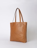 O my Bag Handtasche Georgia Woven Cognac Classic Leather