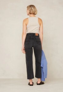 Kings of Indigo Damen Jeans Liora Cropped holo grey used