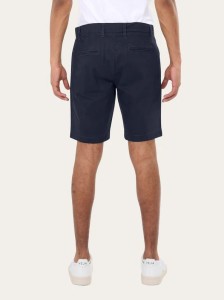 KnowledgeCotton Herren Shorts STRETCHED TWILL 1050010 total eclipse