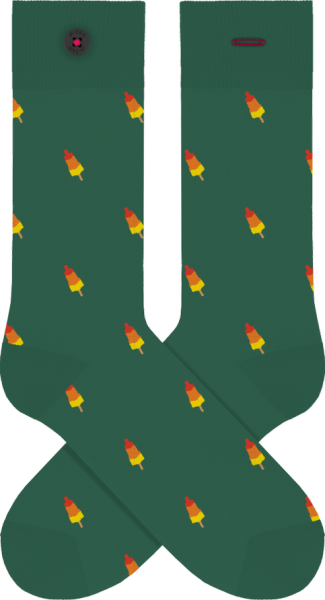 A-dam Unisex Socken Green Rockets