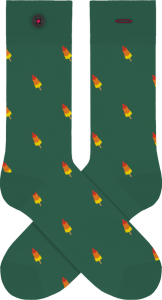 A-dam Unisex Socken Green Rockets