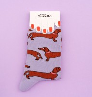 Coucou Suzette Unisex Socken Dackel