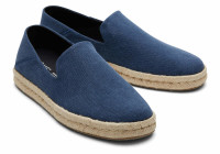 Toms Herren Schuhe Santiago recycled cotton canvas navy