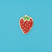 Coucou Suzette Pin Glitzer Erdbeere