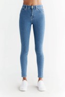 True North Damen Jeans Skinny Fit Sapphire Blue