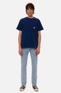 Nudie Jeans Herren Hose Lean Dean Calm Blues