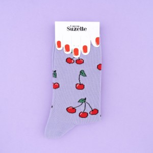 Coucou Suzette Unisex Socken Kirschen 35-44