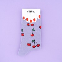 Coucou Suzette Unisex Socken Kirschen 35-44