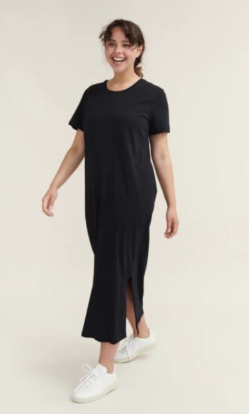 Basic Apparel Damen Kleid Rebekka Dress GOTS Black