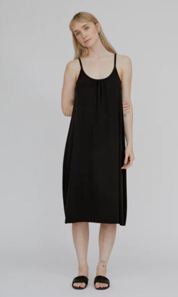 Basic Apparel Damen Kleid Jo Strap Dress black