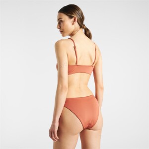 Dedicated Damen Bikini Slip Sanda Copper Brown