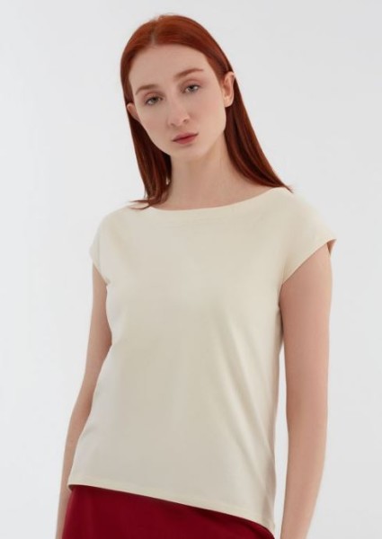 Leela Cotton Damen T-Shirt natur