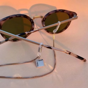 TAKE A SHOT Brillenkette im Venezianer-Stil Edelstahl...
