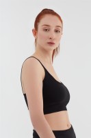 Albero Natur Damen Bustier schwarz